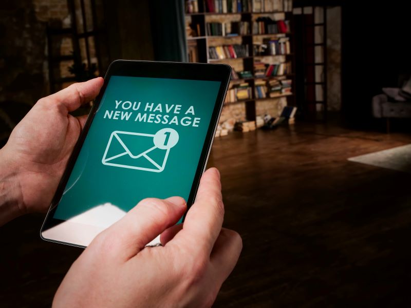 you have a new message